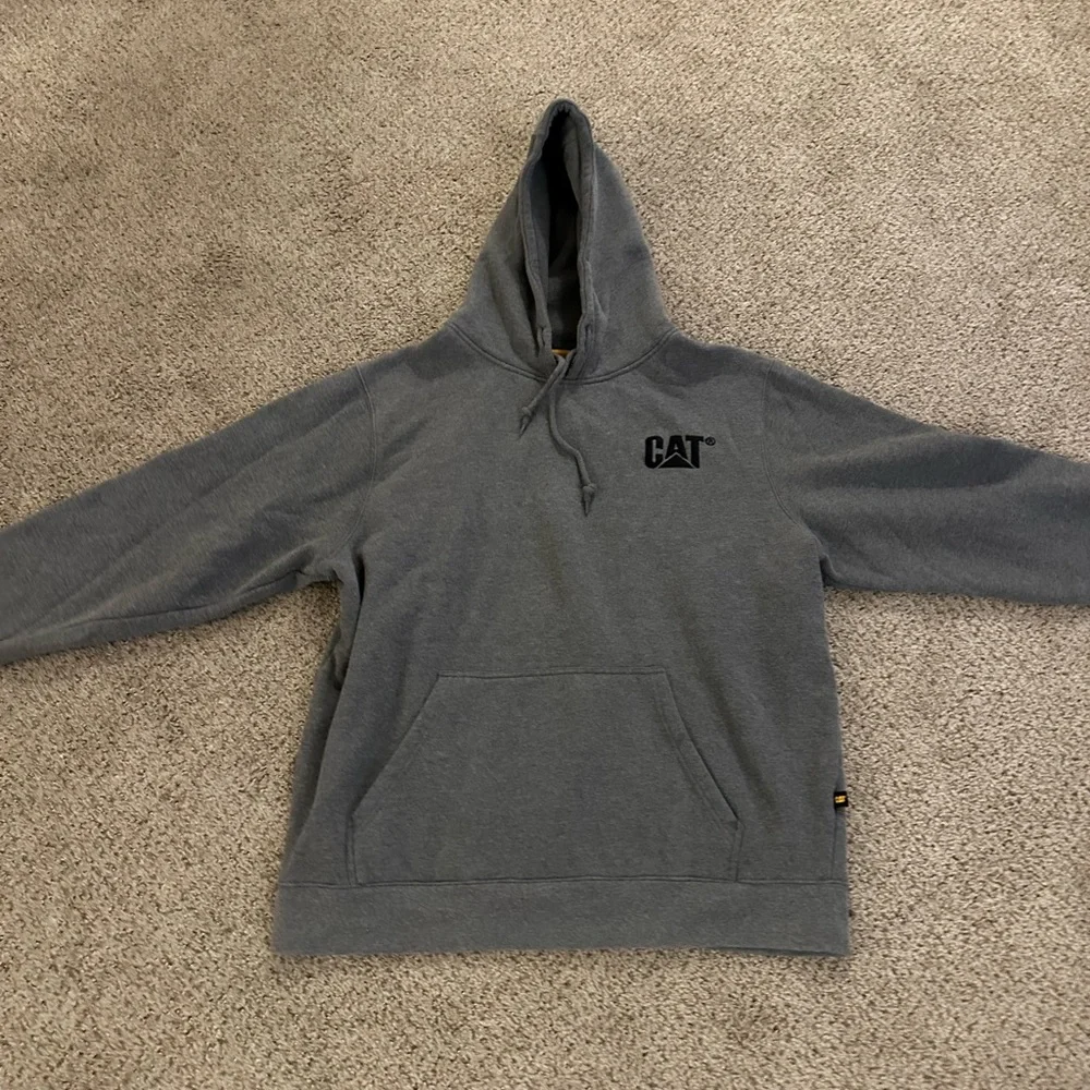 Men’s Caterpillar heavy Weight Hoodie Gray size XXL - Picture 4 of 13